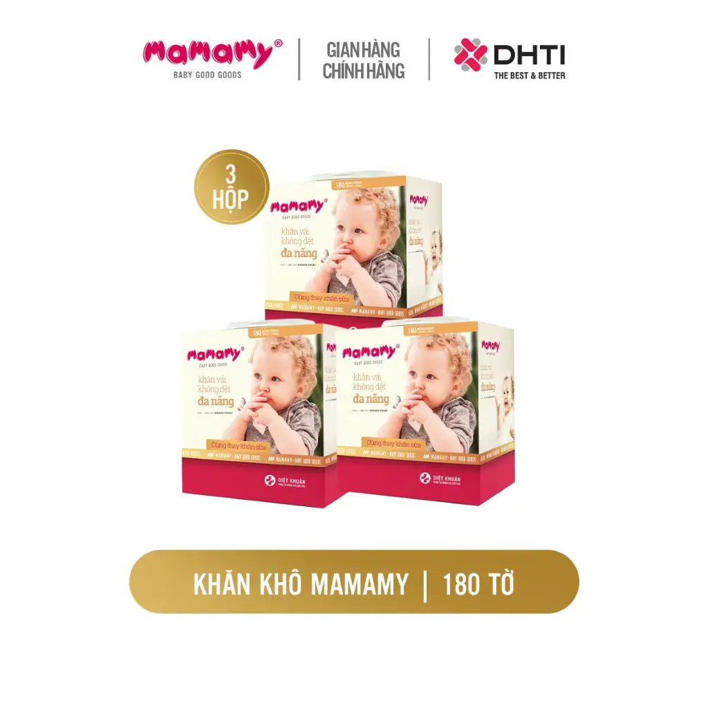 Combo 3 hộp KK Mamamy 180 tờ